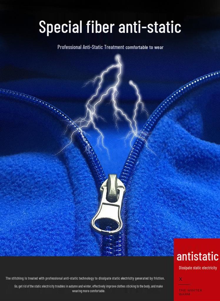 Unisex Outdoor Sports Fleece Jacket: Warm, Casual Hoodie for Men & Women