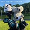 Plush Golfing Driver Headcover  Plush Golfing Driver Headcover Golfing Wood Head Cover Golfing Club Accessories