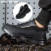 Oulylan Work Boots Standard Steel Toe Construction Site Anti-Smash Anti-Puncture Wear-Resistant Work Safety Shoes For Men