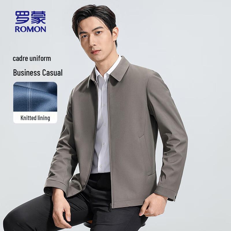 

ROMON Men s Business Casual Lapel Jacket L (175)