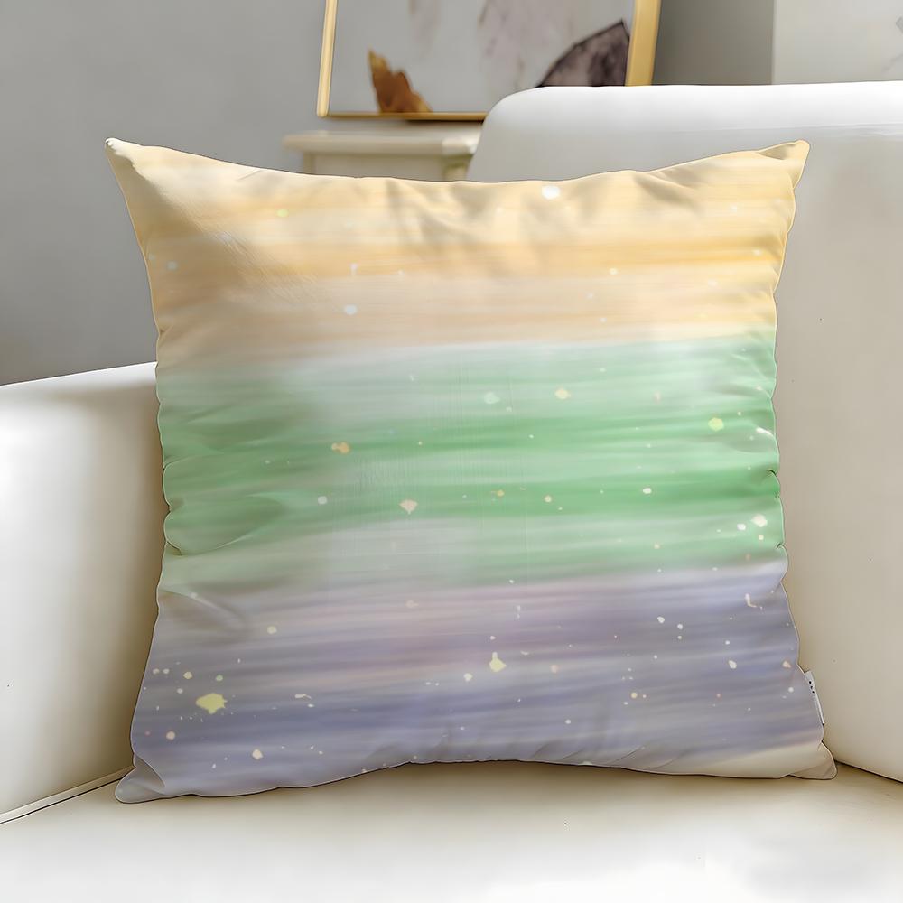 Checkered pattern Cushion Cover Soft EasyWash Pillow Case Versatile for Couch Bed Travel and Office