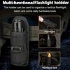 Portable Flashlight Holder Pouch 360 Degree Rotatable Torch Case Flashlight Bag  Survival Kits