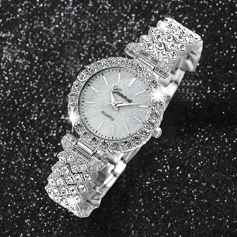 Watch Bracelet Set Women s Diamond Quartz Watch Women s Fashion Student Watch