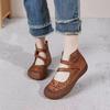2025 summer and autumn retro casual soft-soled mother sandals hole hole women's shoes foreign style versatile trend sense foreign style versatile