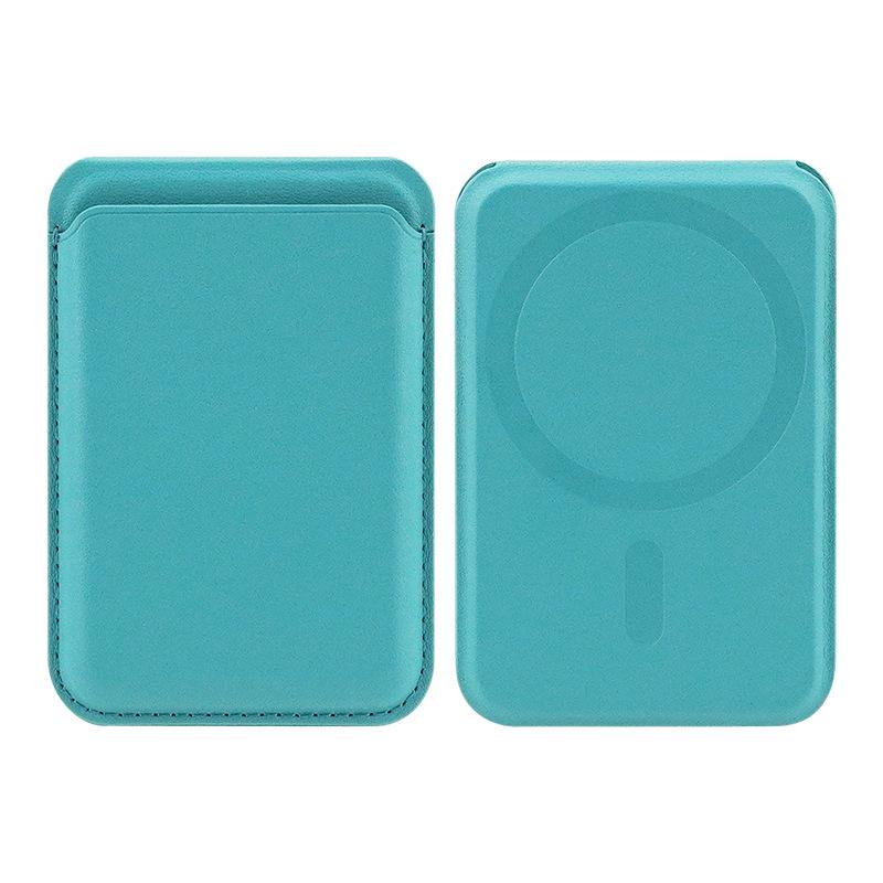 Apple MagSafe Magnetic Card Holder & Adjustable Stand - PU Leather ID Holder for 15 Pro