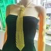Handmade Pearls Neck Tie Unisex Simple Security Necktie Trendy Women's Tie for Business and Event