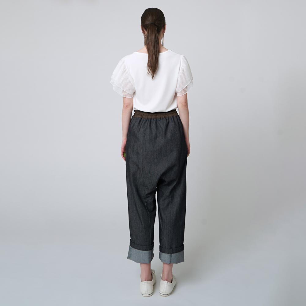 ATHPLATFORM Aw41Th02 See-Through Sleeve Top_White