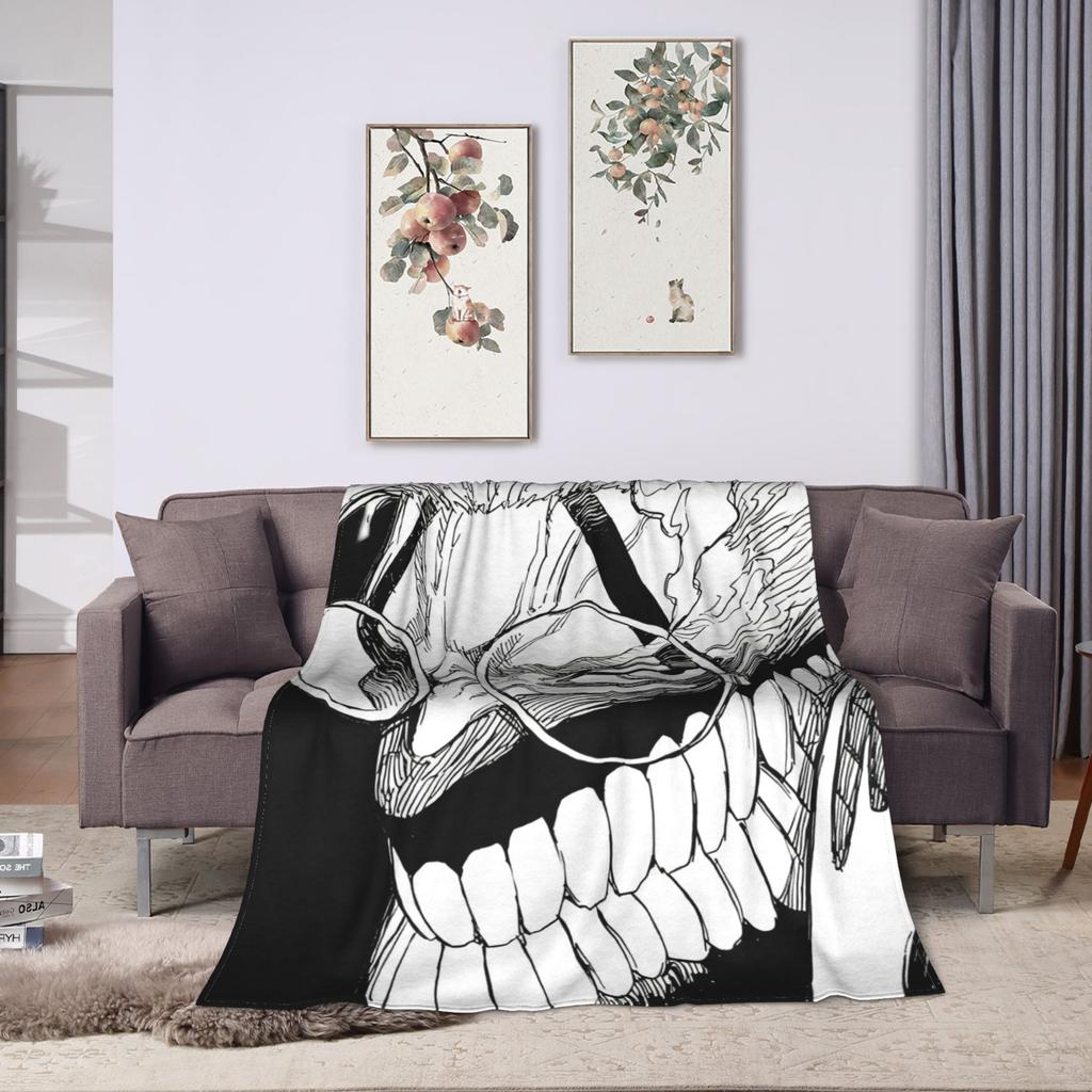 Anime Okarun Dandadan Blanket Soft Warm Comfortable Plush Throw Blanket For Couch Bed Picnic Flannel Bedspread Bed Cover