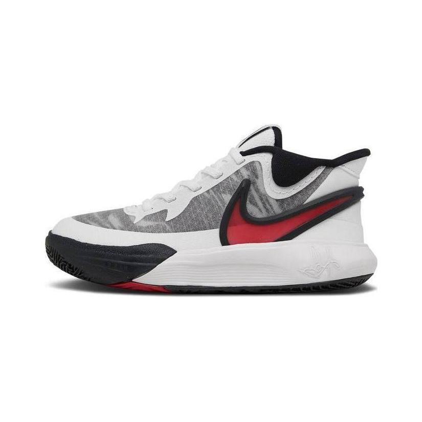 

New Nike Kyrie 8 GO White University Red PS DQ8077-100 33.5