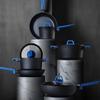 DESLON Blue Shark Non-stick Cookware Set