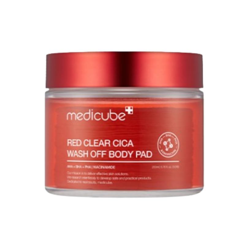 

Пэды для тела Medicube Red Clear Cica Смываемые отшелушивающие пэды 30 шт.