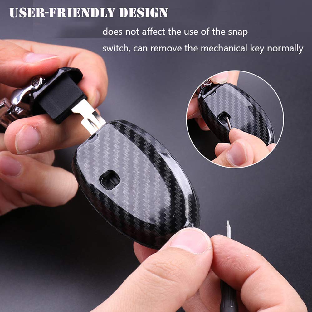 SANRILY Key Case, Key Holder, Key Cover for Nissan, New Serena ePower, Elgrand Serena,