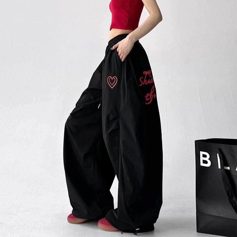 Trendy Women s Wide-Leg Summer Hip Hop Dance Pants 2XL