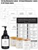 186pcs Waterproof Bathroom Labels Simple Household Classification Stickers Shampoo Body Wash Conditioner