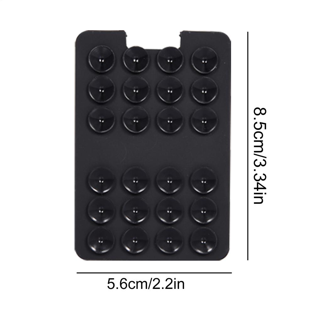 Adhesive Silicone Suction Pad Card Holder For Mobile Phone Fixture Suction Cup Backed Adhesive Rubber Sucker Pad For Fixed Pad