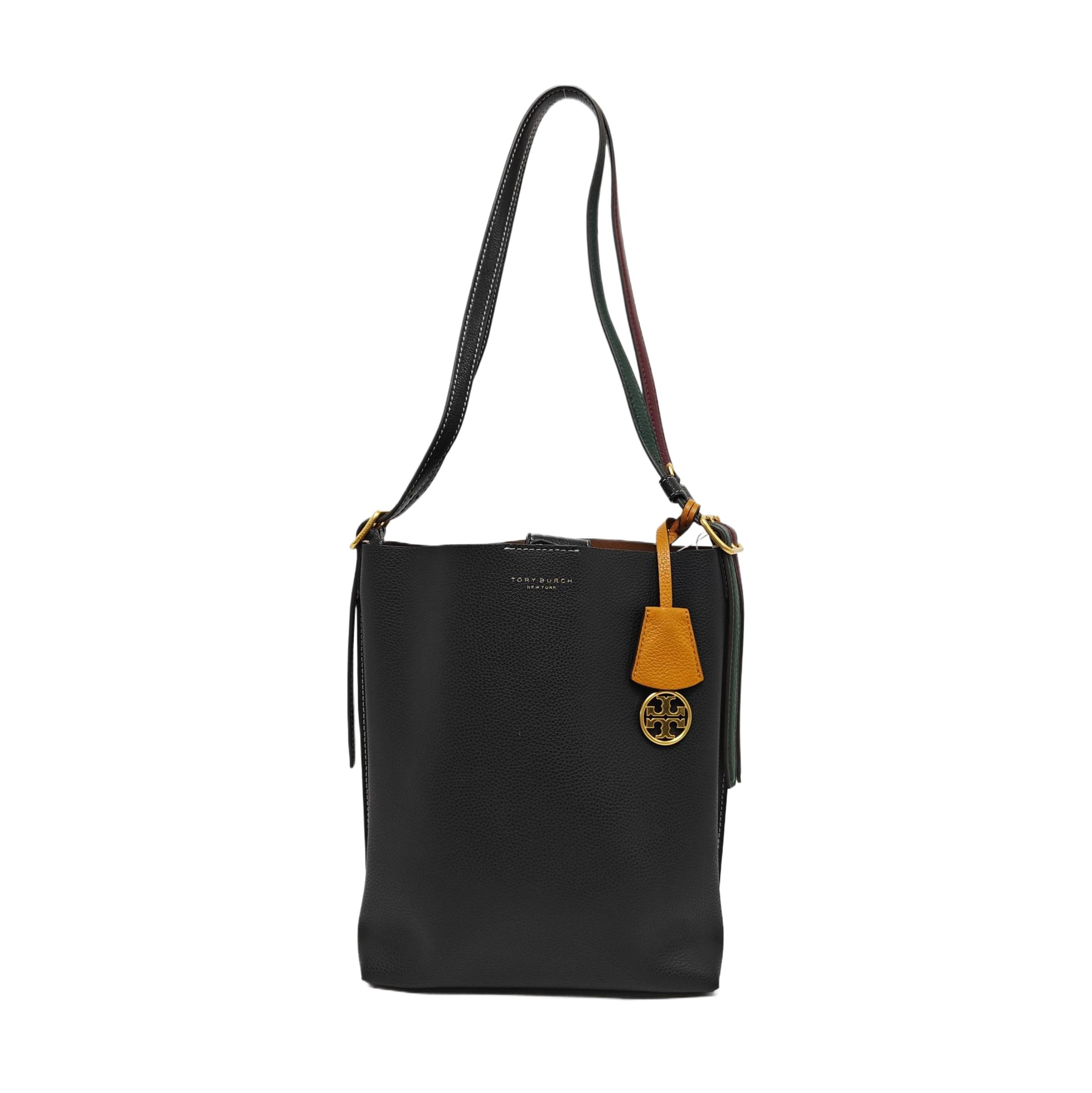 [Pre-Owned] Perry Open Top Leather Bucket Bag - Very Good #1UOF2XC ONE SIZE