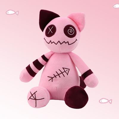 Zombie Cat Plush Toy Plush Animal Plush Toy Pink Kawaii Cat Doll Cartoon Peripheral Toy Pillow Home Decor Gift