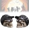 Skull Terrifying Halloween Head Resin Craft Tabletop Decoration Prop Holiday