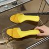 Fashion Rubber Flip Flops Female Shoes On A Wedge Slippers Women Summer Slides Heeled Mules Hawaiian 2025 High Leopard Pumps leopard