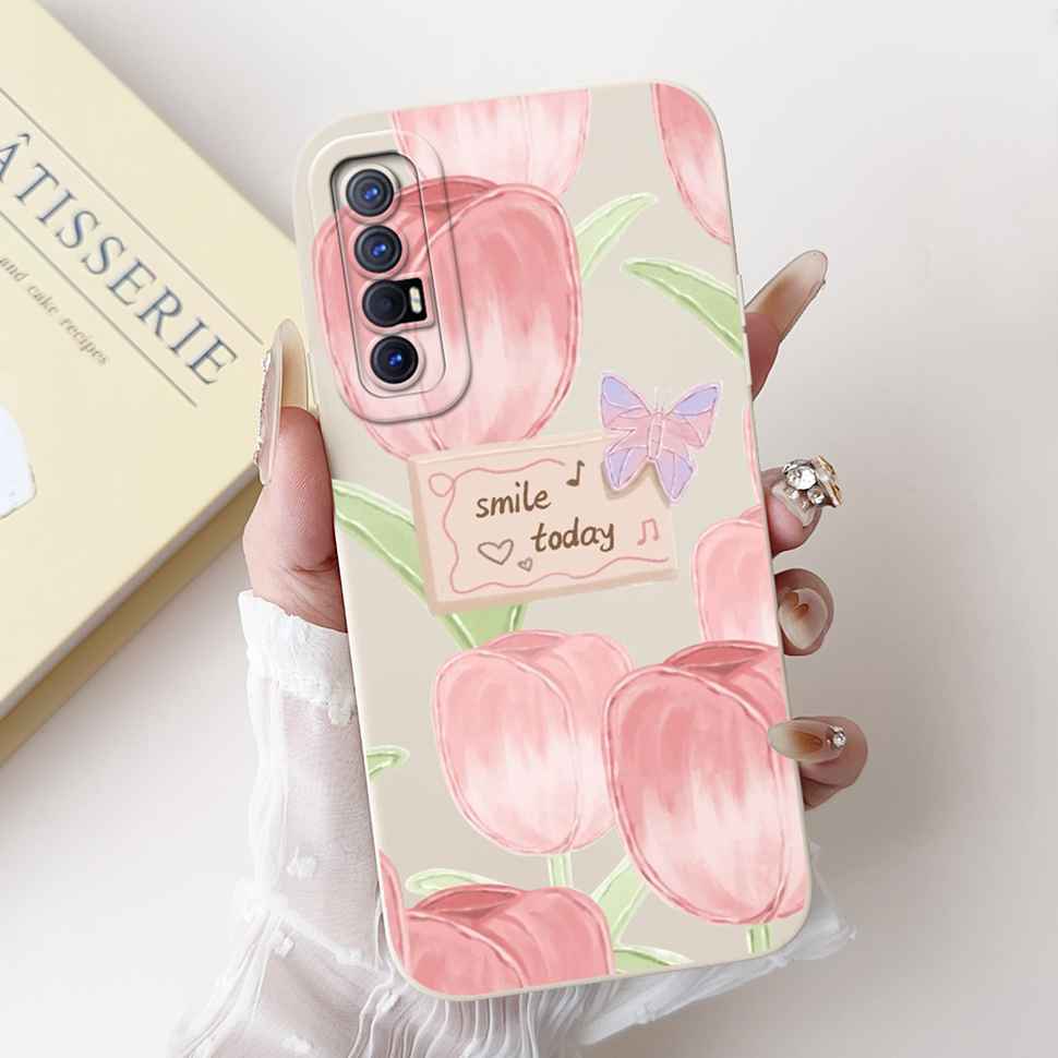 New Design Case For Oppo Reno3 Pro 5G CPH2009 Protective Silicone Soft TPU For Oppo Reno 3 Reno3 Pro 5G Phone Cover Shell Case