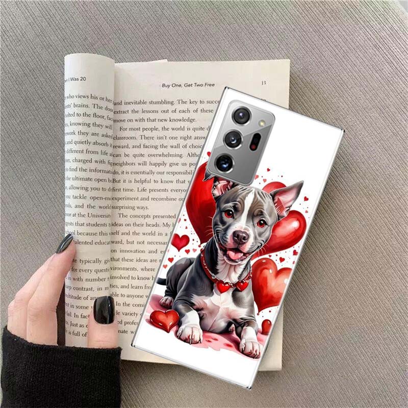 Lovely Puppy Heart Dogs Phone Case for Samsung A17 A37 A57 A54 A14 A24 A34 A07 A04S A02S A12 A22 A32 A52S A16 A26 A36 A56 A72 Ga