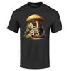 Frog Playing Guitar Mushroom Cottagecore T-shirt Cottage Shirts