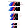 FA3-6pc PVC Caliper Car Sticker Wheel Hub M Logo Black White Sticker For BMW G01 G02 F22 F23 E46 E93 E39 G26 F01 F02 F06 G32 G20 G29