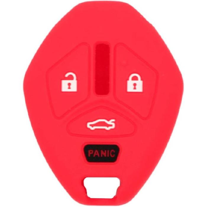 SEGADEN Silicone Cover Protector Case Holder Skin Jacket Compatible with MITSUBISHI 4 Button Remote Key Fob CV4522 Rose