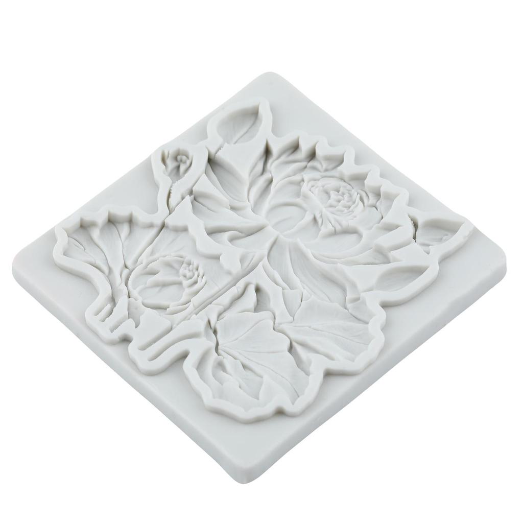 Lotus Flower Silicone Mold Lotus Flower Leaf Fondant Molds Cake Decorating Tools Cupcake Topper Candy Resin Clay Chocolate Gumpaste Mold