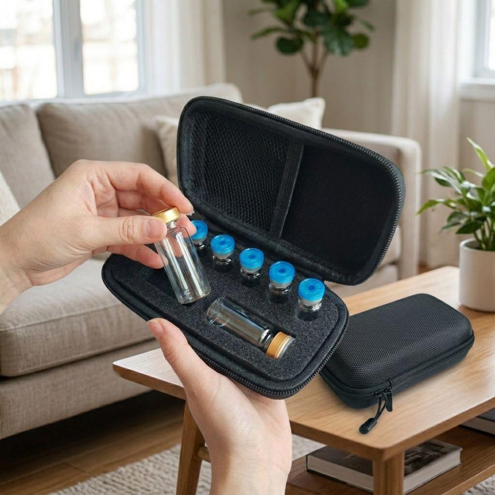 Waterproof Insulin Vial Storage Case Dust-proof Insulin Organizer Insulin Vial Protector Home Use