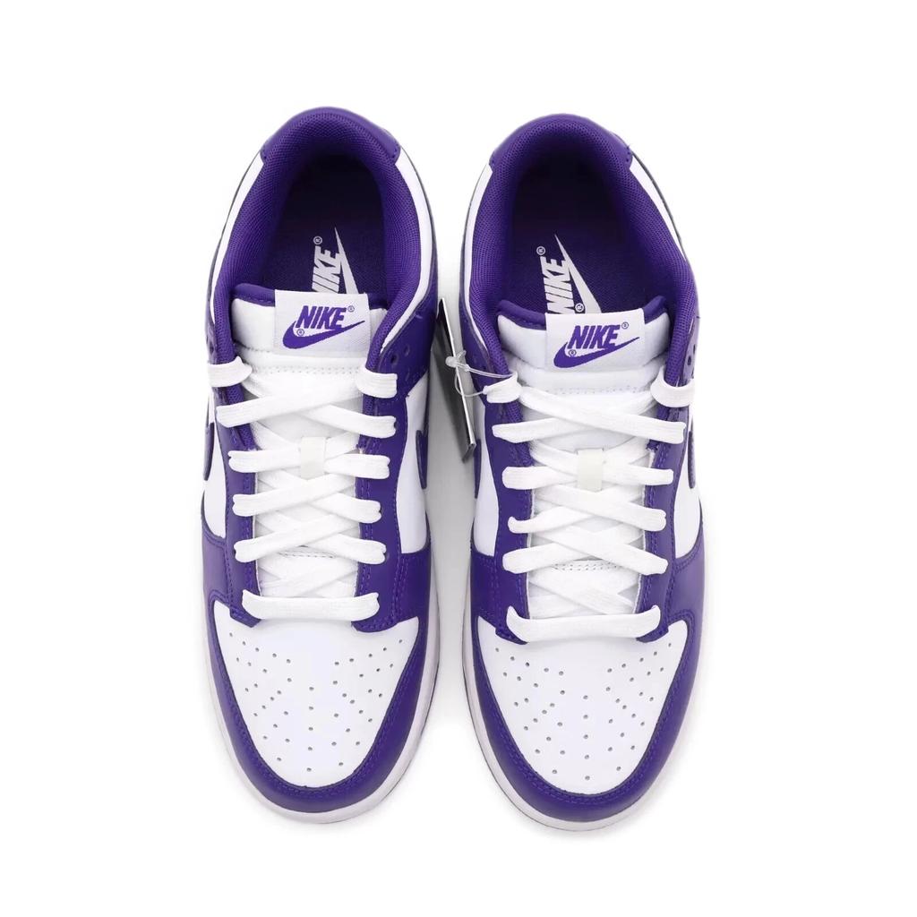 DD1391-104 Nike Dunk Low Championship Court Purple White (Men's)