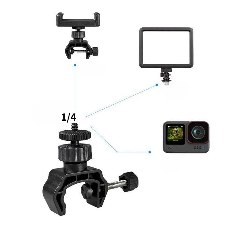 360° Rotatable Phone Holder Tripod for Multi-Device Streaming & Shooting
