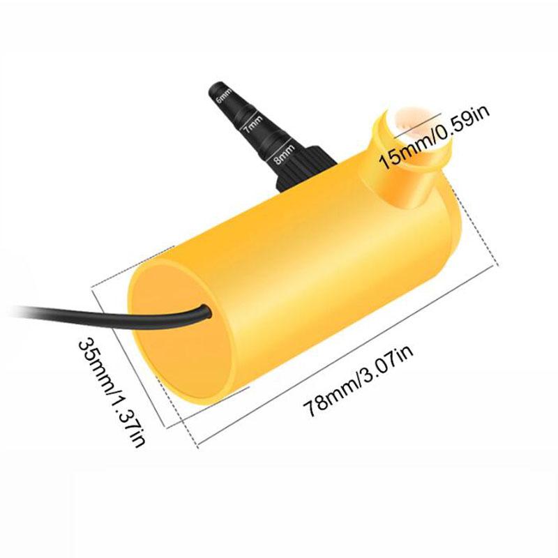 DC 12V Mini Water Pump For Domestic Fish Tank Submersible Pump with Three-Gear Water Inlet