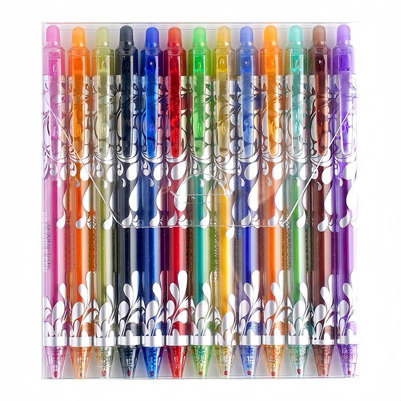 Blauw en Wit Porselein Kleurige Hitte-Uitwisbare Neutrale Pen - Student Kantoorbenodigdheden