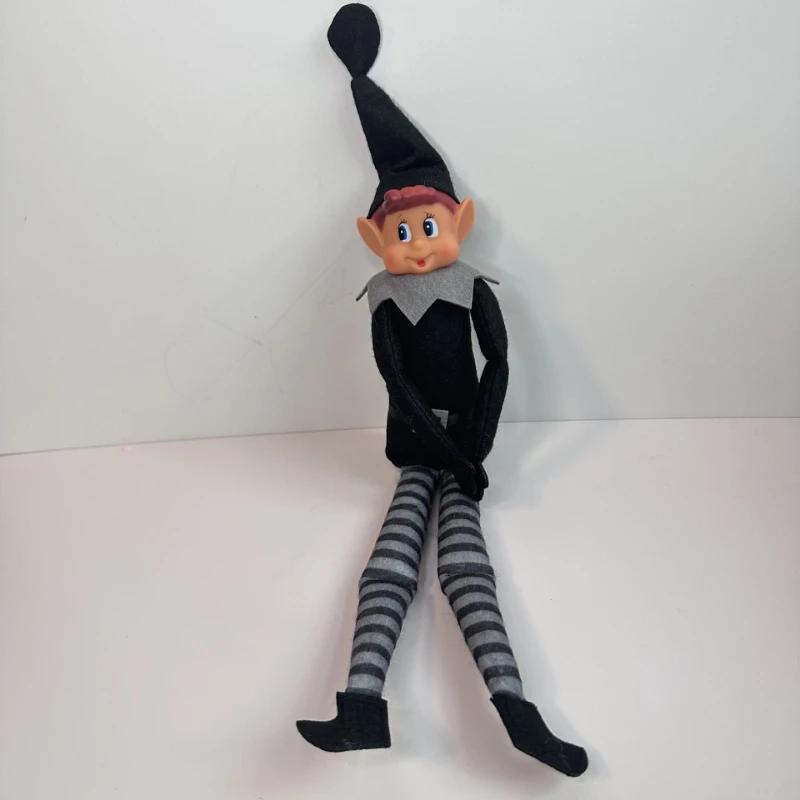 40cm NEW Christmas Elf Doll Figurine Set Festive Collectible Toy for Kids and Adults Great As Stocking Stuffer Home Decoration