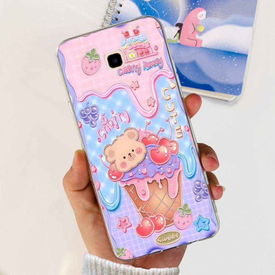 For Samsung Galaxy J4 Plus 2018 Phone Case Fashion Flower Soft Silicone Cover For Samsung J4 J 4 Plus 2018 J4+ J415F J4Plus Capa