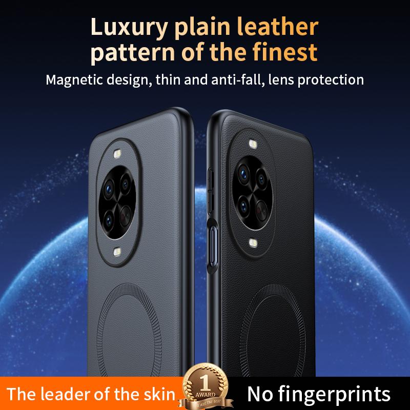 For Huawei Nova 14 Pro Case Magnetic Leather Shield Cover For Huawei Nova 14 Pro High Quality Anti-Fingerprint Non-Slip PC+TPU
