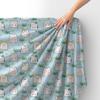 Royal Velvet Fabric Polyester For Sewing - Motif Cute Kawaii Cats
