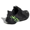 Adidas 4Uture RNR J Abrasion Resistant Low top Kids' Running Shoes Black Green Teenagers EG1777