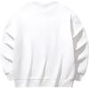 Anta Lifestyle Series Logo Round Neck Comfortable Breathable Versatile Loose Sweatshirt Unisex Sweatshirt Ivory 972518713-5