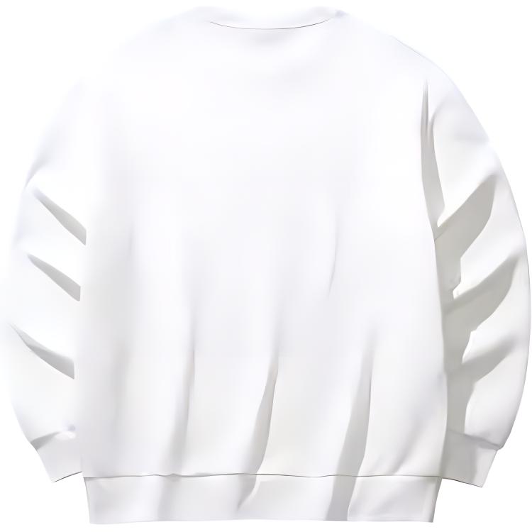 Anta Lifestyle Series Logo Round Neck Comfortable Breathable Versatile Loose Sweatshirt Unisex Sweatshirt Ivory 972518713-5
