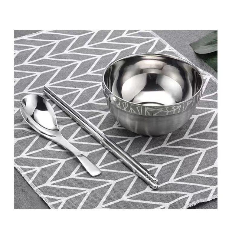 Anmu 304 Stainless Steel Divided Meal Plate