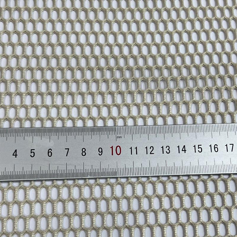 Dwustronna tkanina siatkowa o strukturze plastra miodu na buty i odzież