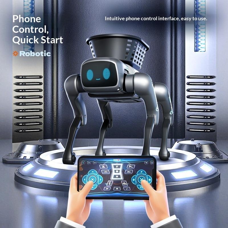 Smart Bionic Robot Dog Remote Control Electric Toy AI Programming Educational Toy For Kids Boys Birthday Gift New Arrival