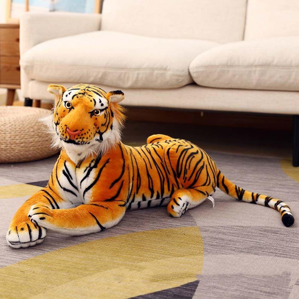 Animals Animal Dolls Jaguar Lifelike Tiger Plush Toy Plush Doll Plush Animal Toy Tiger Stuffed Toys