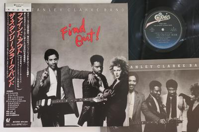 LP Record STANLEY CLARKE BAND  Find Out 283P630PROMO EPIC 1985 Japan Obi SoulFunk Used