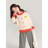 Korean Style Children's Cardigan Cotton Wool for Autumn