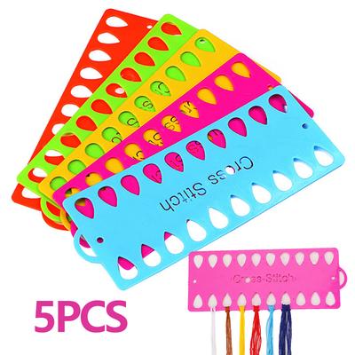 5PCS Cross Stitch Thread Organizer Embroidery Floss Holder Storage Tool