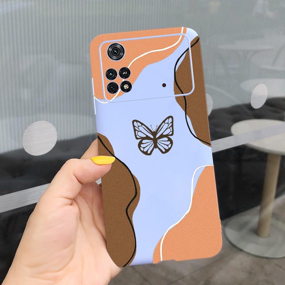 For Xiaomi Poco M4 Pro Case Lovely Pattern Candy Color Phone Case For Poco M 4 M4 Pro 5G 4G PocoM4 Soft Silicone TPU Back Cover