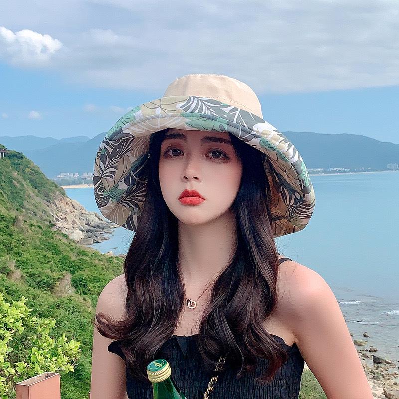 Double-Sided Peach Velvet Women's Sun Hat: Korean Style, Face-Covering, Large Brim, UV Protection